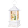 Christmas Decorations Musical Snow Globe Lantern, Glittering Lighted, 6H Timer,