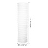 STOBOK Rice Paper Floor Lamp Shade Nordic Style Table Light