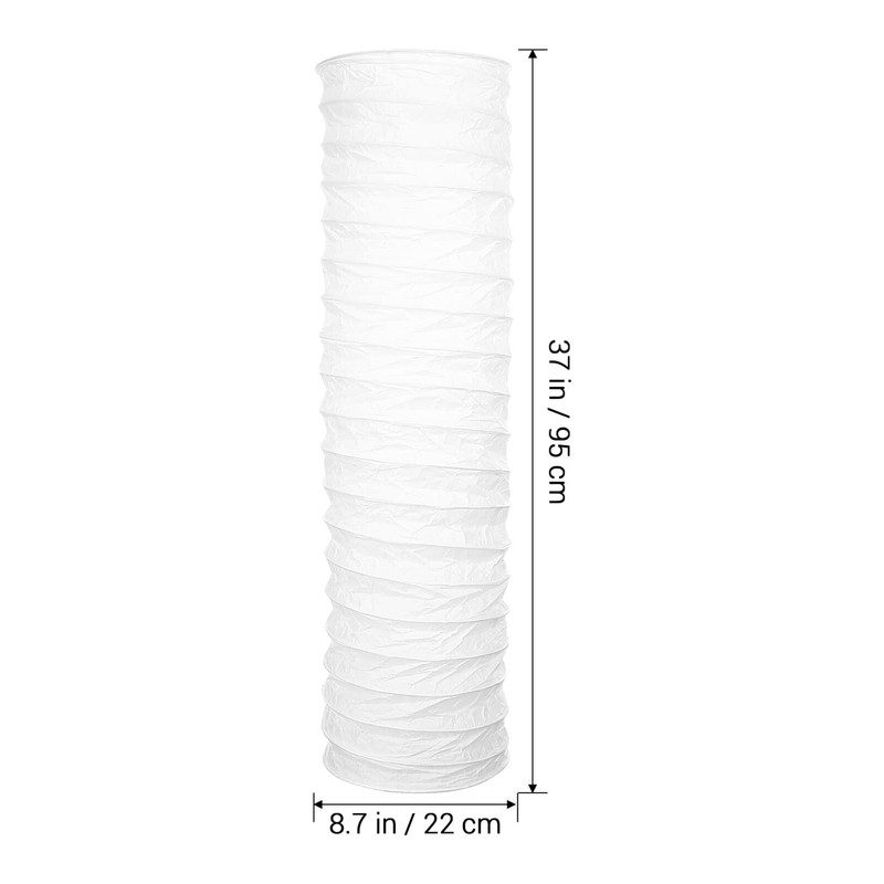 STOBOK Rice Paper Floor Lamp Shade Nordic Style Table Light