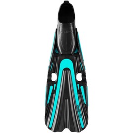 Mares Unisex Adults Volo Race Fins - Durable Versatile Swimming Flippers with Closed Anatomical Foot Pocket for Scuba Diving, Aqua, 40
