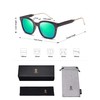 SOJOS Classic Square Polarized Sunglasses Womens Mens Retro Trendy UV400