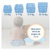 Pañales Ecológicos Reutilizables Pack 6 + 6 Insertos Bluelander Ajustables