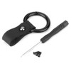 3-Button Carbon Fiber Remote Key Case Cover Accessory Fit for