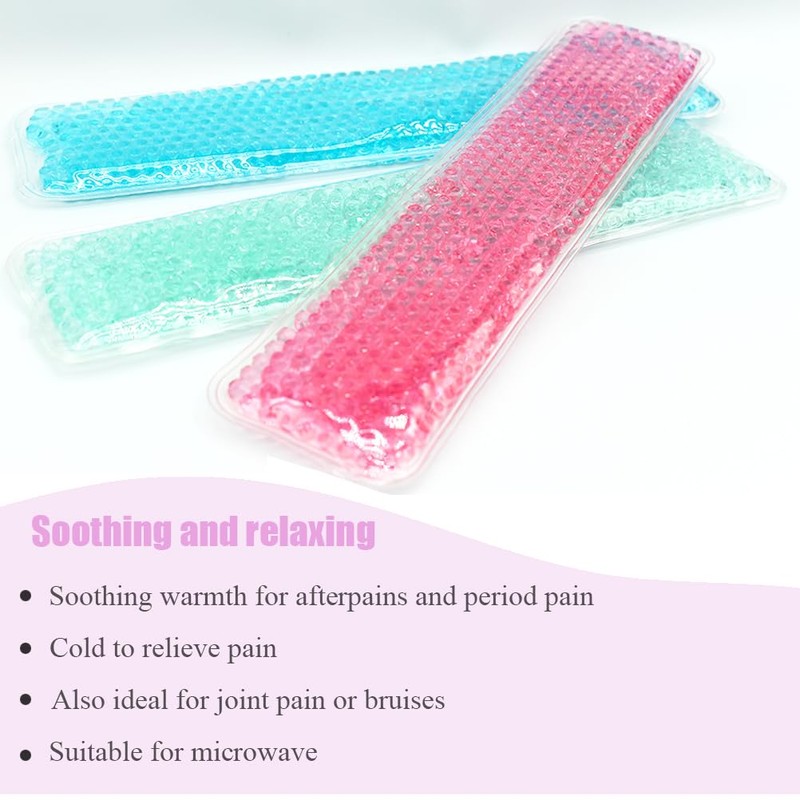 Perineal Cooling Pad, Postpartum Cold Packs Gel Bead Ice Pack