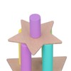 Wooden Tower Stacking Game Wooden Montessori Building Blocks Educational Desktop