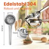 HYSHLC Stainless Steel 304 Lemon Squeezer, Hand Press, Lime Squeezer,