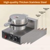 1300W/110V Commercial Ice Cream Cone Maker Machine - Multi-Purpose Stainless