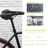 Bicycle Saddle Comfortable Soft Memory Foam Ergonomic Shock Absorbing Breathable