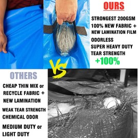 SGPAC Heavy Duty Mattress Bags for Moving and Storage,Extra Thick Queen Mattress Storage bag,Mattress Cover for Moving with Reinforced Handles and Zipper Closure to Prevent Rips,Made of New Material