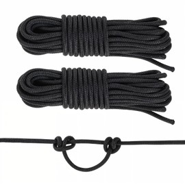 Tweruna 2 PCS Archery D Loop Material, 10 Feet Compound Bow String D Loop,Release Nocking Loops Rope for Compound Bowstring Archery