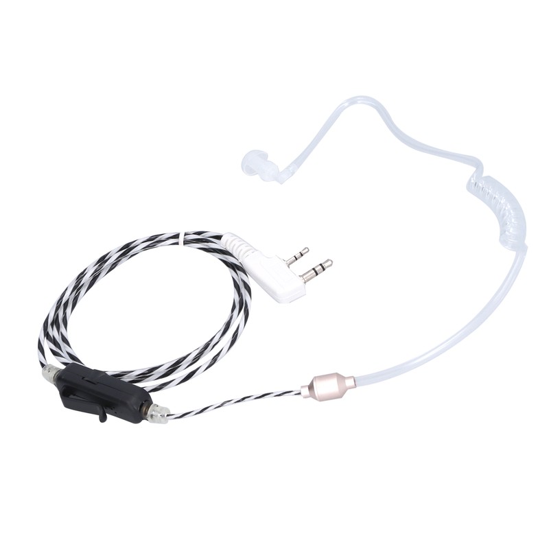 Walkie Talkie Earphone Adjustable Volume Acoustic Tube KHead for BaoFeng