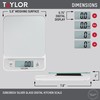 Taylor Glass Top Food Scale with Touch Controls, 11 lb