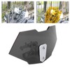 Motorcycle Windshield Acrylic Heightened Adjustable Clip On Wind Deflector Windscreen