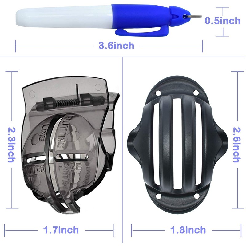 6 Pcs Golf Ball Line Kit, Golf Ball Line Drawing