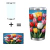 20oz Double Silver Side Tumbler, Hammered Finish Stainless Steelcapacity: 20