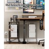 Akxomel 16.5" W Computer Tower Stand with Charging Station and