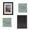 A5 Photo Frame Gallery Picture frame with A6 mat,Freestanding and