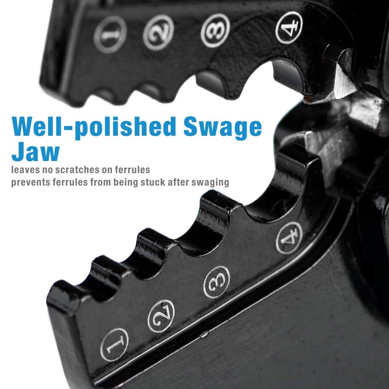 iCrimp Swaging Tool, Wire Rope Crimping Tools for Aluminum Copper