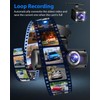Dash Cam Front and Rear, 1080P Dash Camera for Cars,