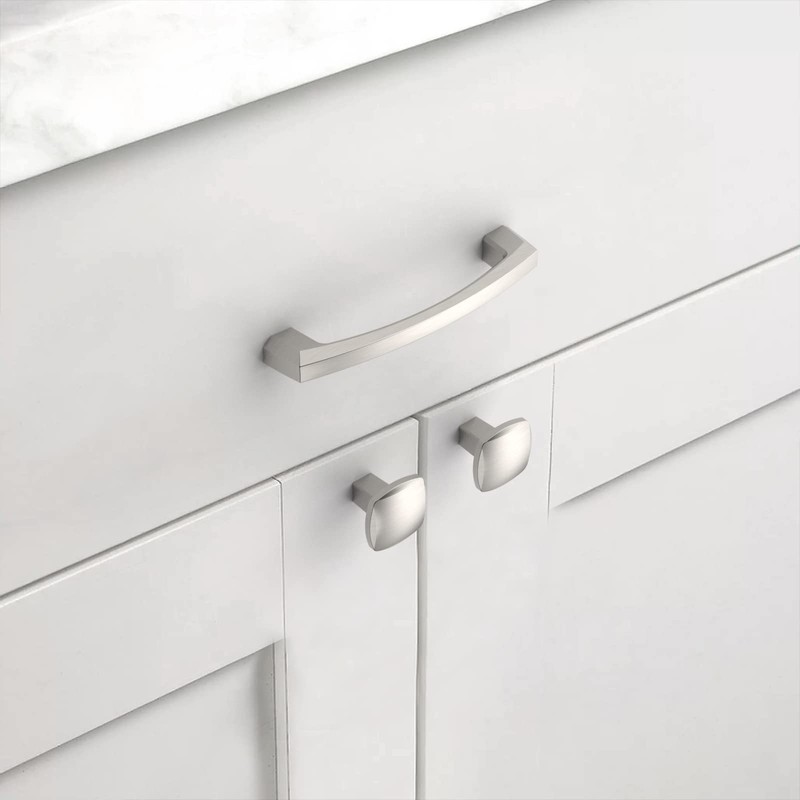 Asidrama 10 Pack 4 Inch(102mm) Brushed Satin Nickel Kitchen Cabinet