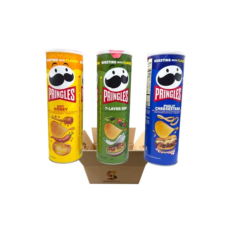 Potato Crisps Variety Pack - Hot Honey, 7-Layer Dip, Philly