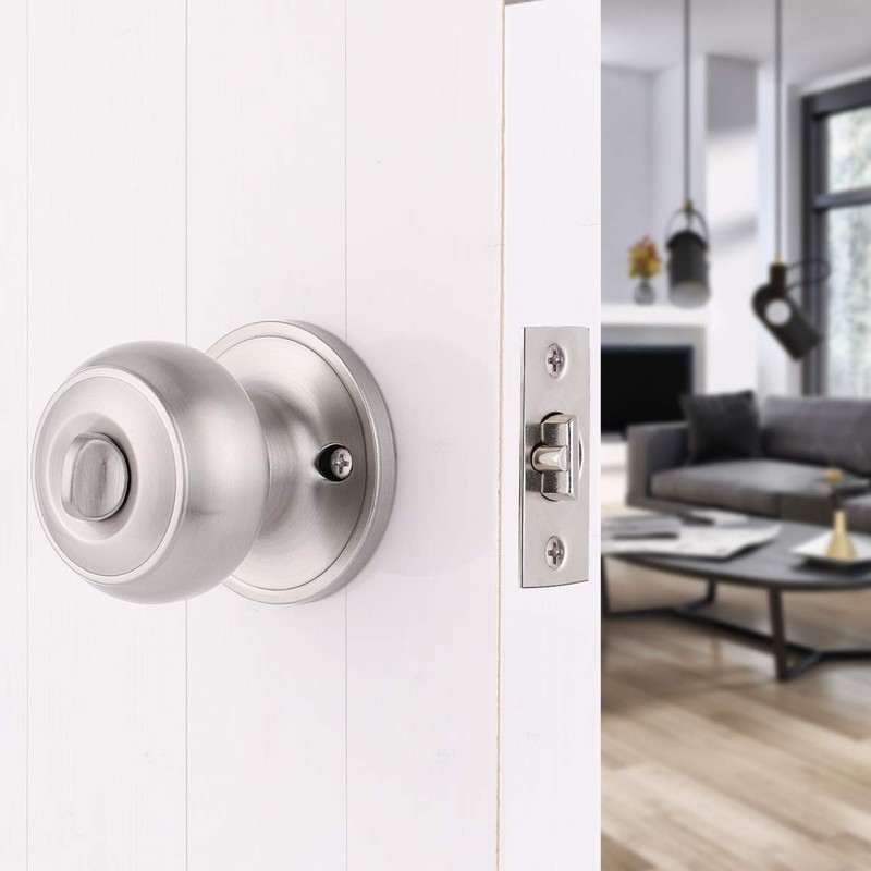 Gobrico 6 Keyed Alike Round Ball Entrance Door Lock Knob