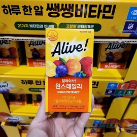 natural life Alive Once Daily Alive Multivitamin Youth Test Taker Nutrition 100 tablets, 6 units / 얼라이브원스데일리 얼라이브종합비타민 청소년 수험생영양제 100정, 6개