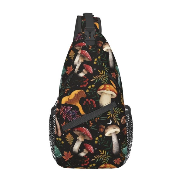 Docsckus Unisex Crossbody Sling Backpack Travel Hiking Daypack Crossbody Shoulder