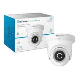 STEREN Cámara de Seguridad Wi-Fi 3 Mpx robotizada para Exterior, Tipo Domo