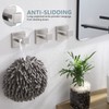 KOKOSIRI Bath Towel Hook Wall Mount Square Robe Hook Coat