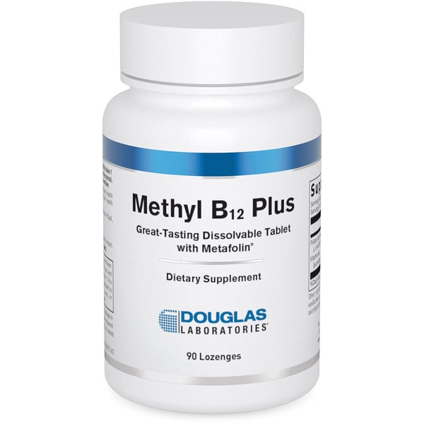 Douglas Laboratories - Methyl B12 Plus - Supports Blood Cell Production, Nervous System, and Metabolism - 90 Lozenges