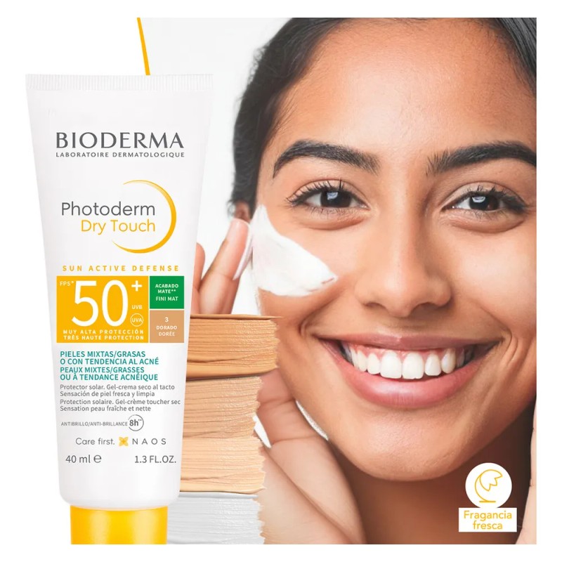 Bloqueador Solar Dorado - Photoderm Dry Touch - Bioderma