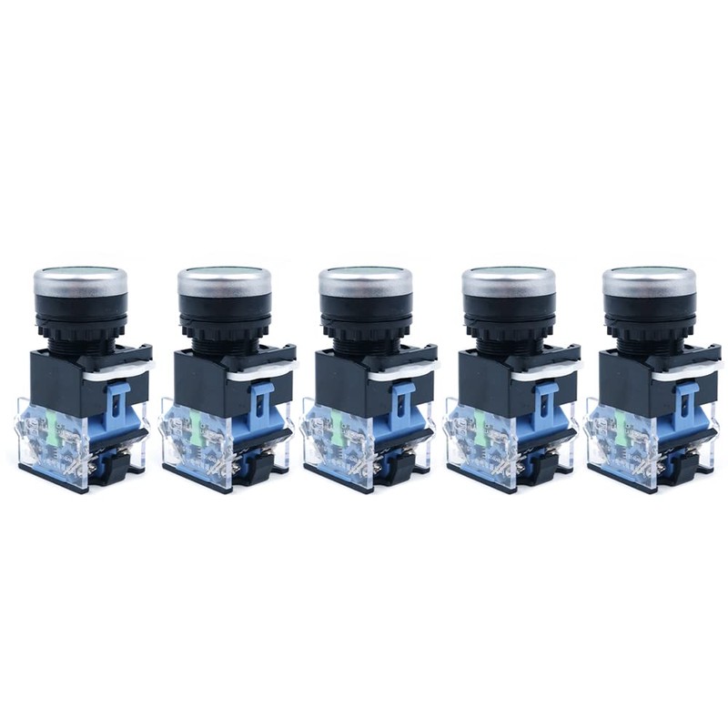 CENPEK 5 Pack 22 mm 10A 1NO 1NC Green Sign