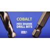 Drill America 9/64" Quick Change Cobalt Drill Bit with Hex