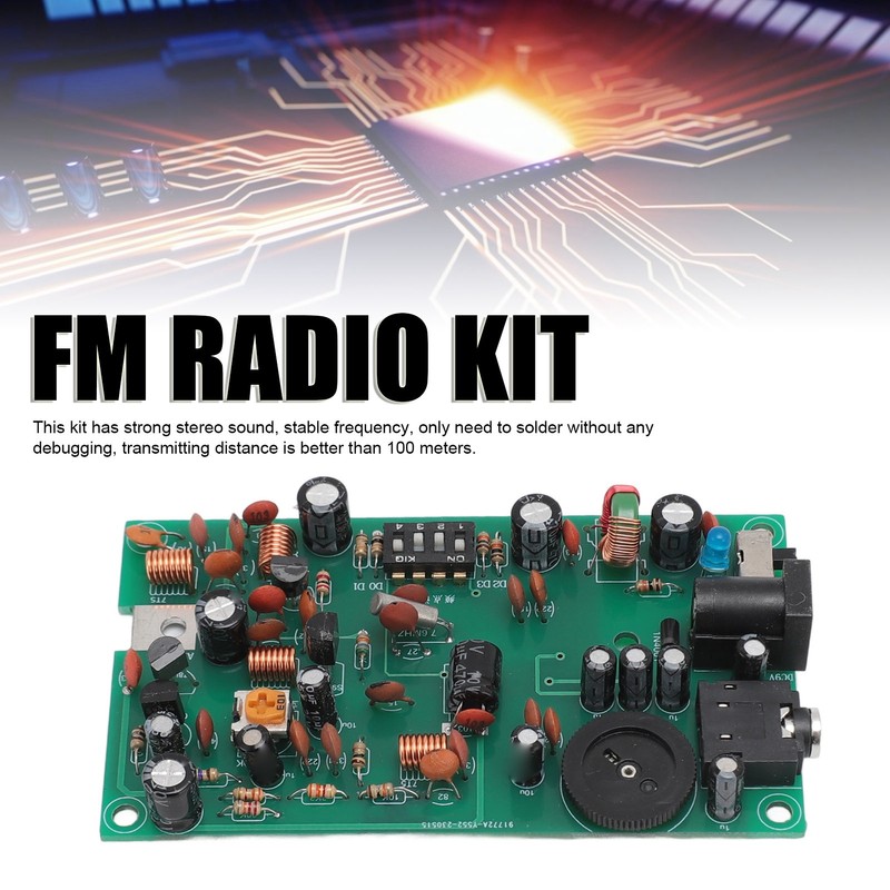 FM Radio Transmitter Module Professional DIY FM Radio Kit for