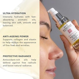 Baie Botanique Anti-Ageing Face Oil 15 ml, Rose Absolue, Rose Hips, Camellia, Borage, Raspberry, Evening Primrose, Cramb and Amla Oil - 100% Natural, 90% Organic