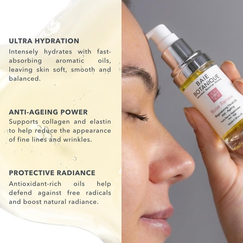 Baie Botanique Anti-Ageing Face Oil 15 ml, Rose Absolue, Rose