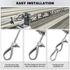 LAKNUAL 3/8" Stainless Steel Wire Rope, 304 Stainless Steel Cable