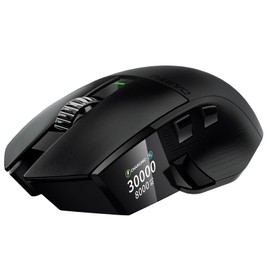 DAREU A980PROMAX Wired 8K/Wireless 4K Gaming Mouse with 0.85' TFT Color Display-8000Hz Polling-30K DPI Optical Sensor-Magnesium Alloy Buttons-2.4G Wireless/BT/USB Connectivity-Nano Receiver Included