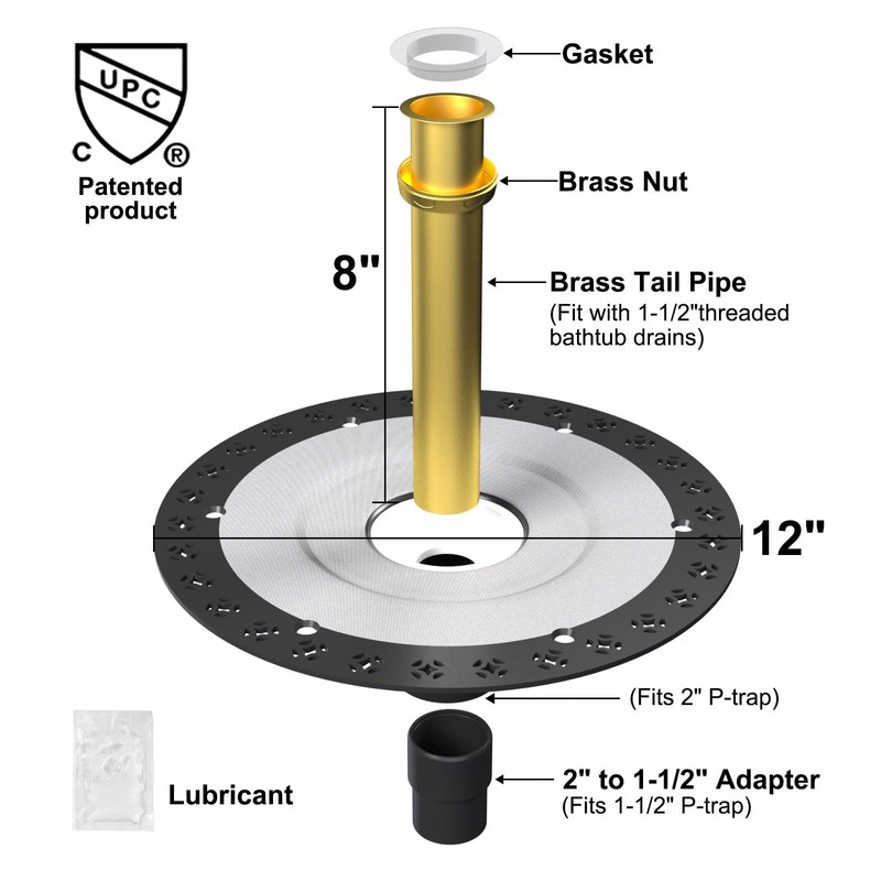 Freestanding Tub Drain Rough-in Kit, Freestanding Bathtub Drains Installation Free