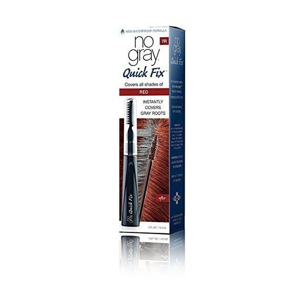 No Gray Quick Fix Instant Touch-Up for Gray Roots (Set of 1, Red)