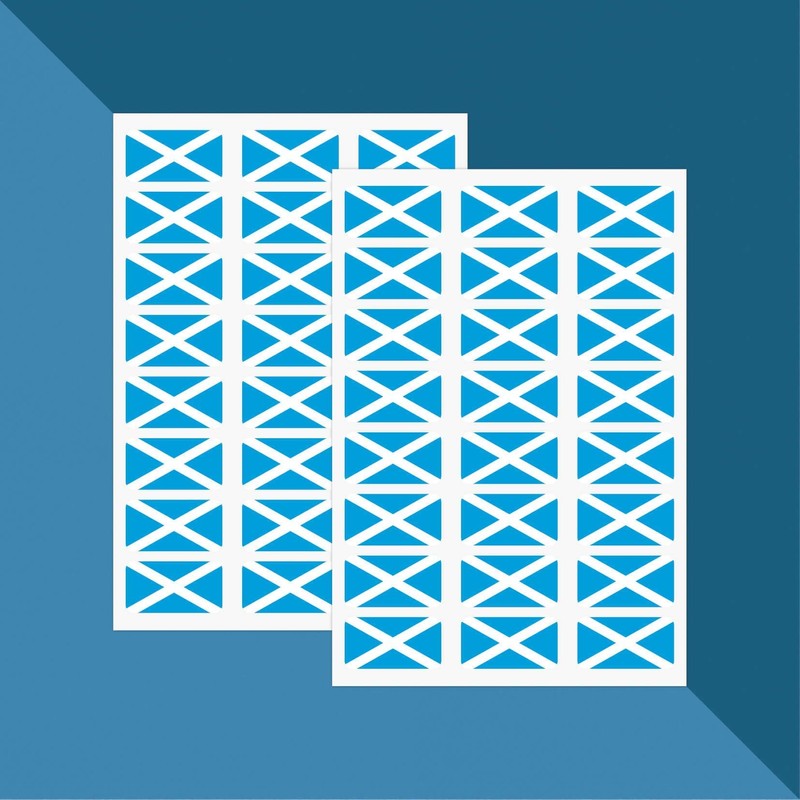 PAPERZIP - Scotland Flags (Saint Andrew's Cross, Saltire) – 48