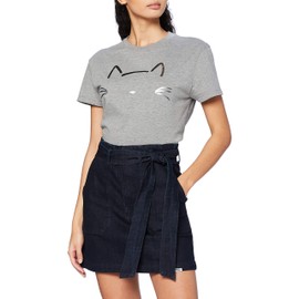 Lee Cooper Women's Paperbag Jeans Skirt, Rinse, M