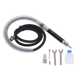 Pneumatic Pen Sander Kit, Pneumatic Pencil Grinder, Micro Rod Grinder Set, Speed Adjustable Air Grinder 65000 rpm, 1/4 Inch Inlet Carving Tools for Polishing, Drilling