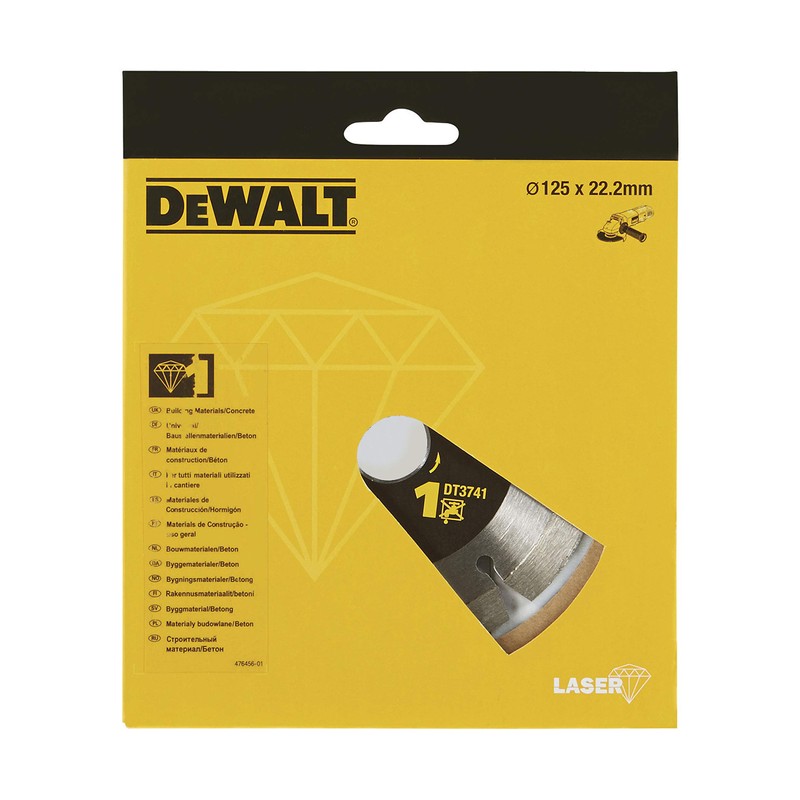 Dewalt DT3741-XJ DT3741-XJ-Disco de Diamante 125x22.2mm