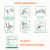 Silicone Foam Dressing 4x4 Inch with Border 10 Packs Adhesive