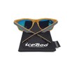 iceBoo Sunglasses wood grain pattern plastic frame UV400 plastic Lens