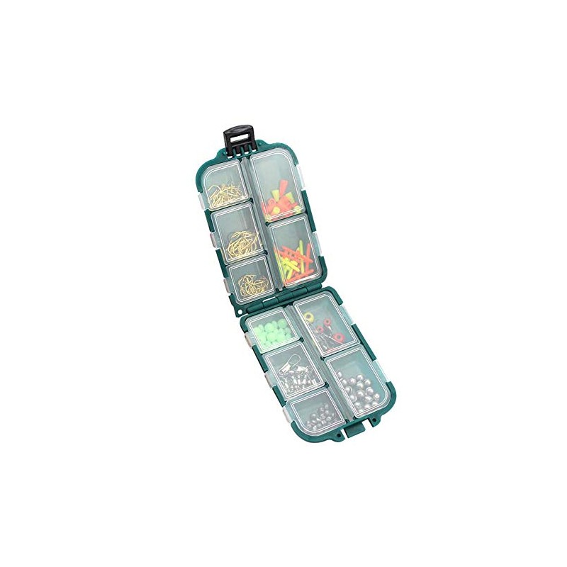 VOANZO 156 Piece Fishing Tackle Box - Sleeve Hooks, Bite
