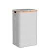 LONBET Laundry Basket with Lid, Made from Breathable Fabric |