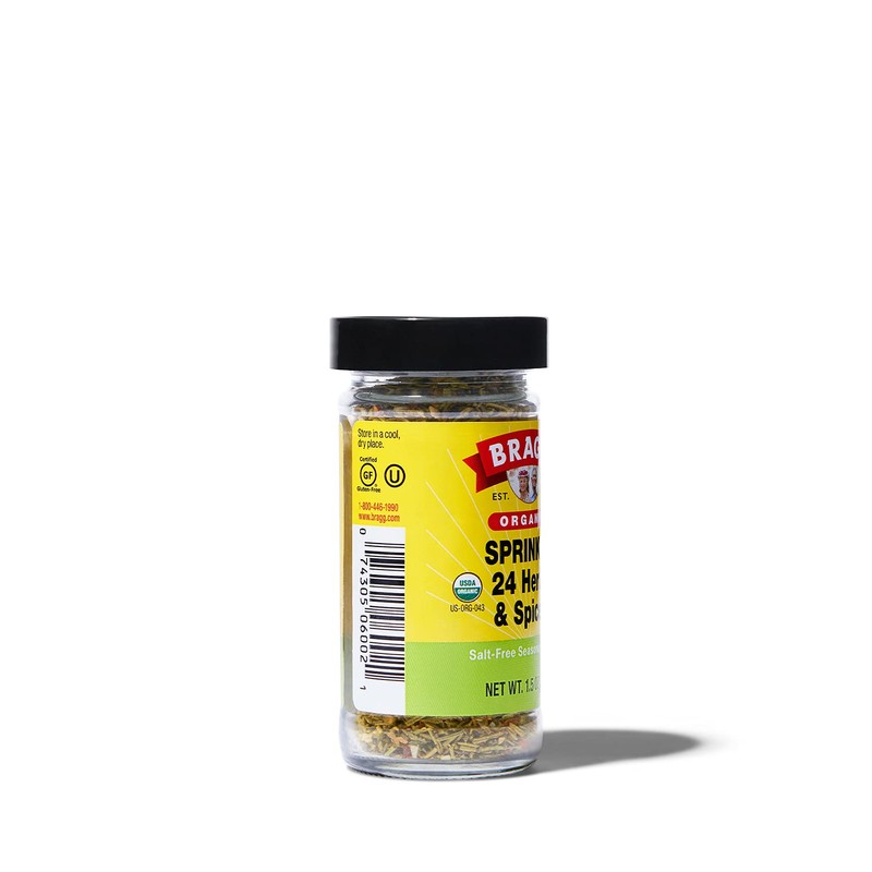 Bragg Sprinkle Herbs and Spices Seasoning, 1.5oz, 3 Pack